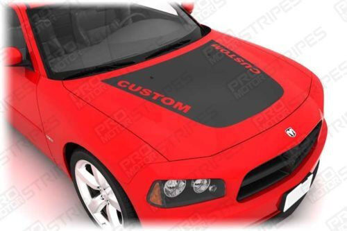 Dodge Charger 2006-2010 Daytona HEMI Style Hood Graphic Decal (Choose Color)