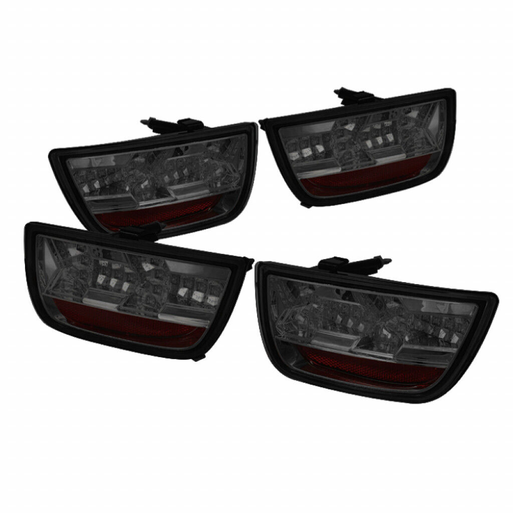 Spyder For Chevy Camaro 2010-2013 Tail Lights Pair LED Smoke