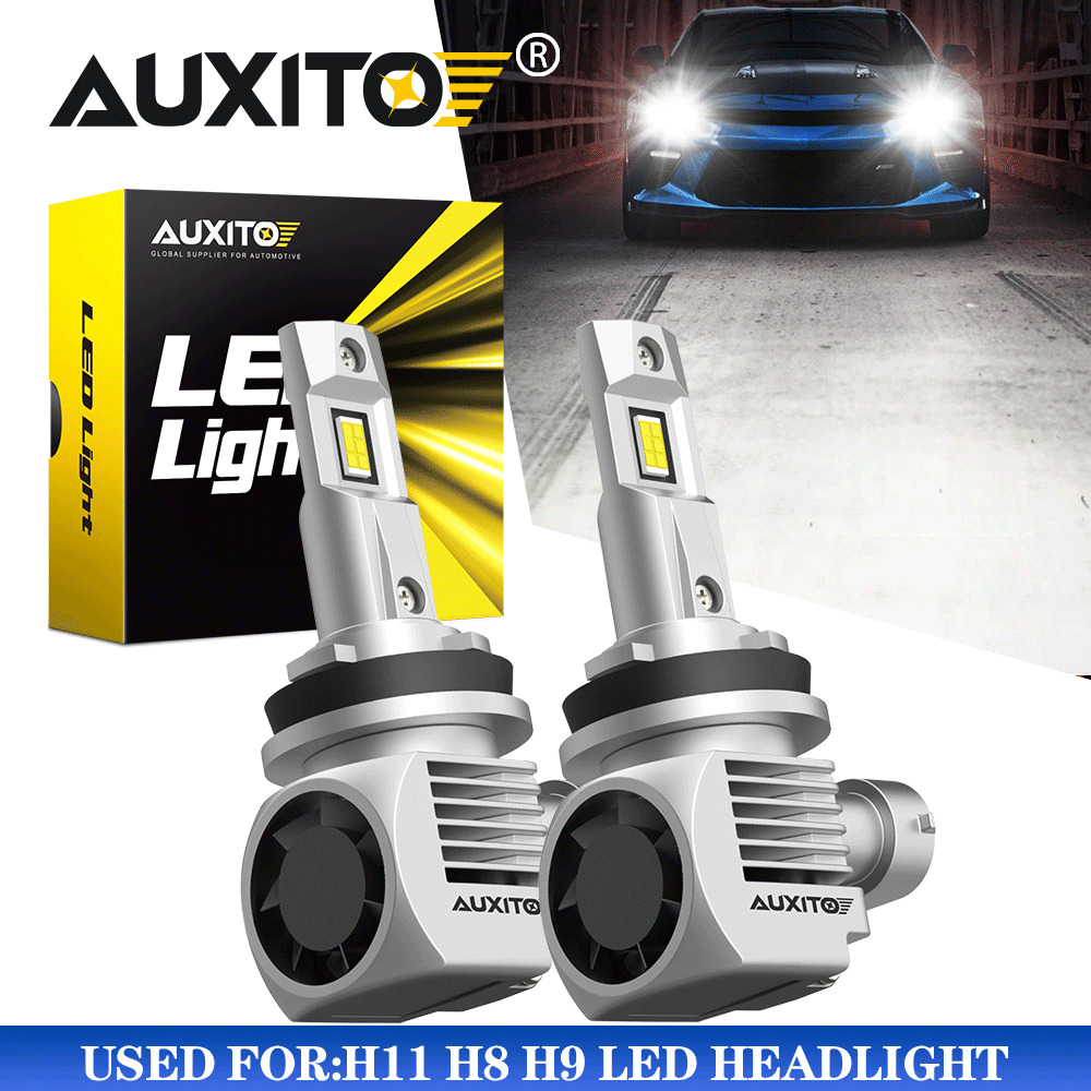 One Pair AUXITOH11 Bulbs LED Headlight Low Beam Replacement Conversion Kits Q16