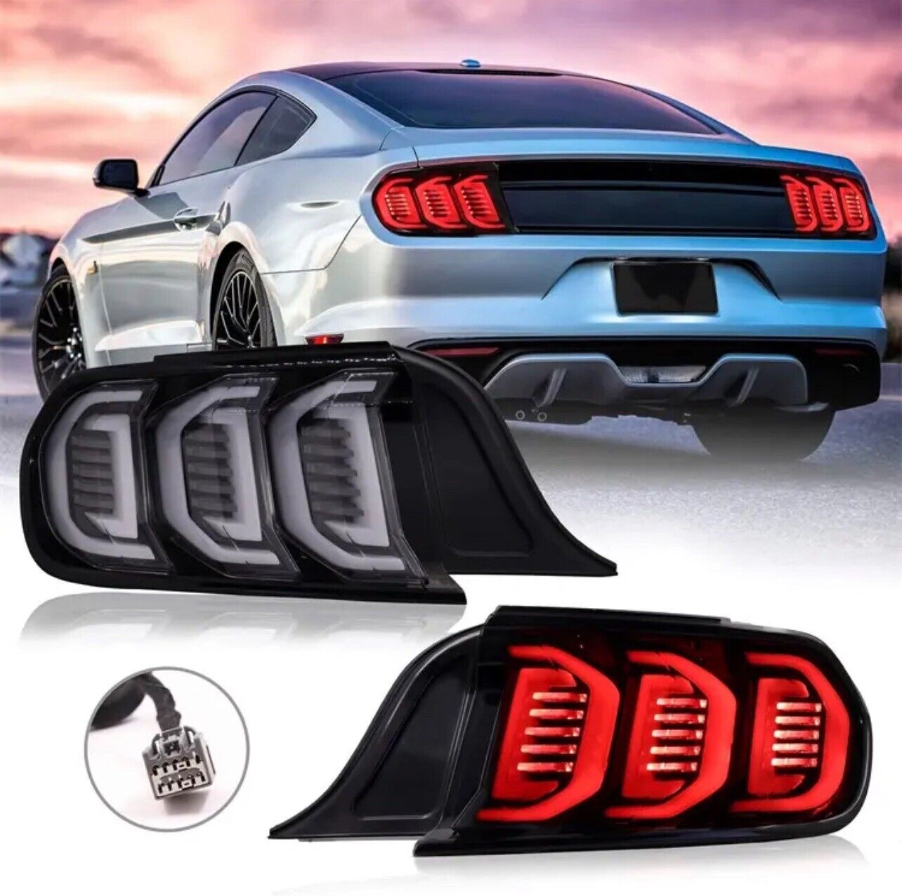 2015-2021 Ford Mustang Back To The Future Tail Lights
