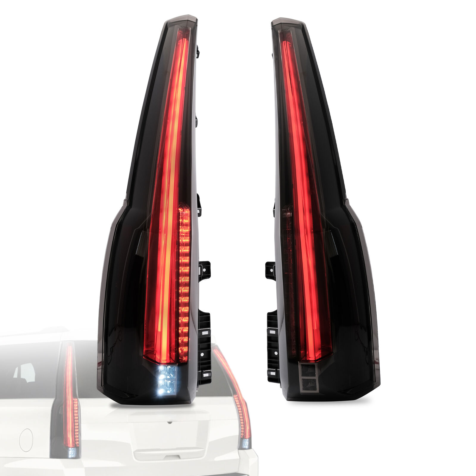 VLAND LED Tail Lights For Chevrolet Tahoe Suburban 2015-2020 Rear Brake Lamps