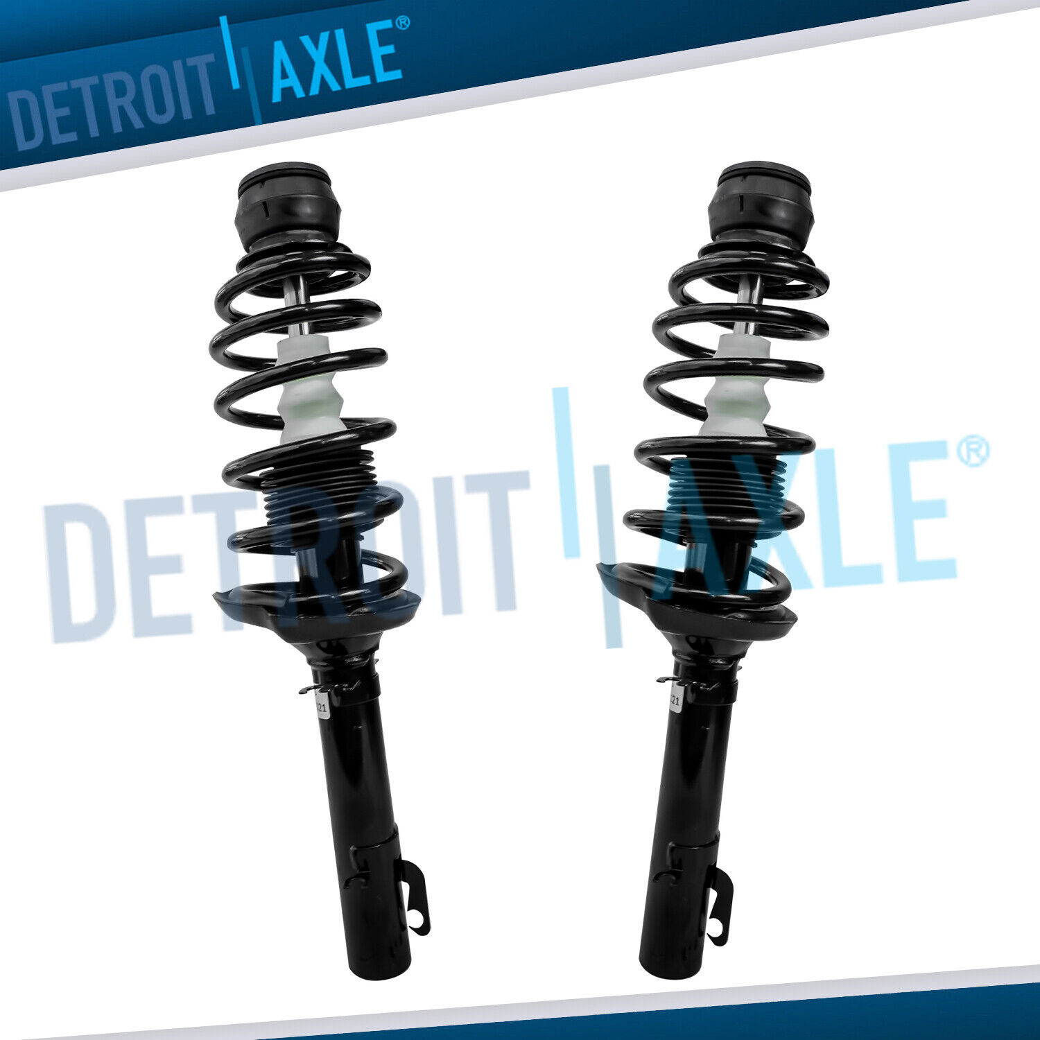 Front Driver and Passenger Side Struts Assembly for Volkswagen Beetle Golf Jetta