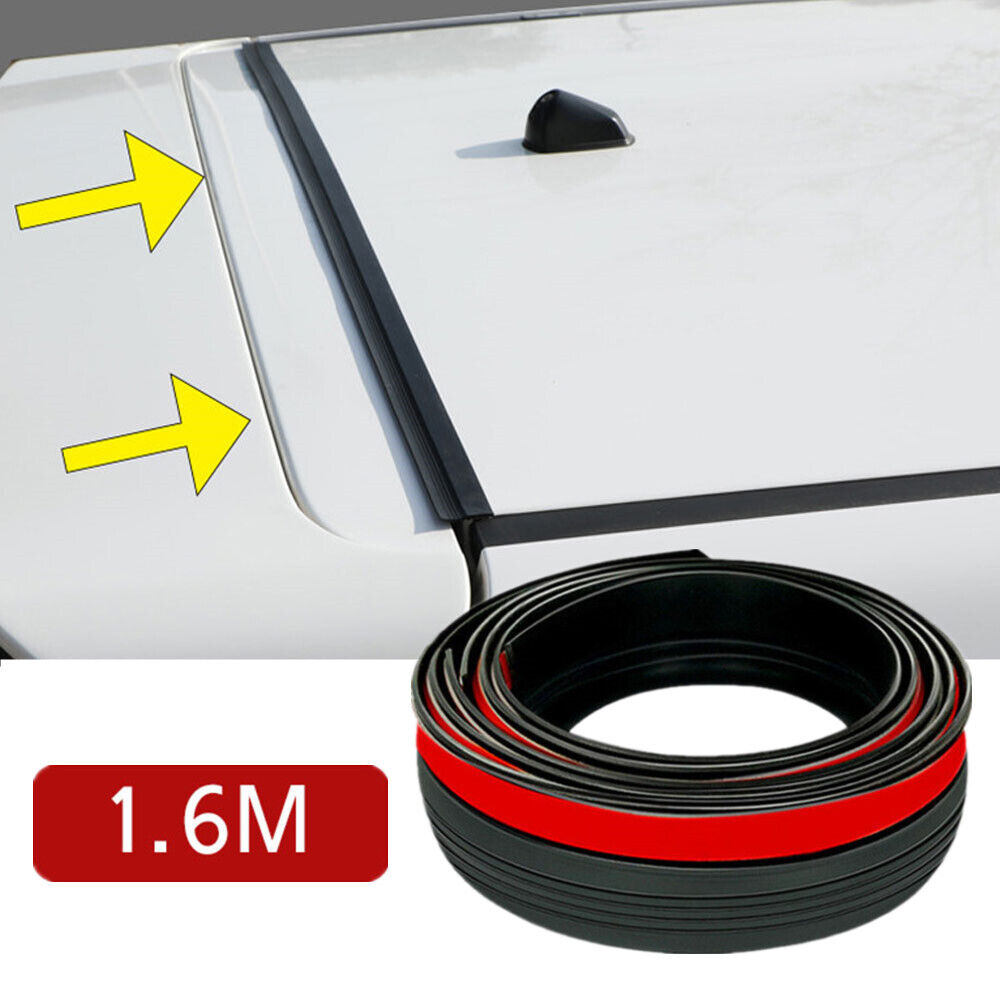 1.6m Car SUV Rubber Sealing Strip Auto Trunk Lid Gap Seal Strip Trim Accessories