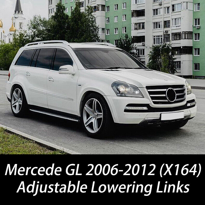 For 2007-2012 Mercedes Benz GL X164 Adjustable Air Suspension Lowering Links Kit