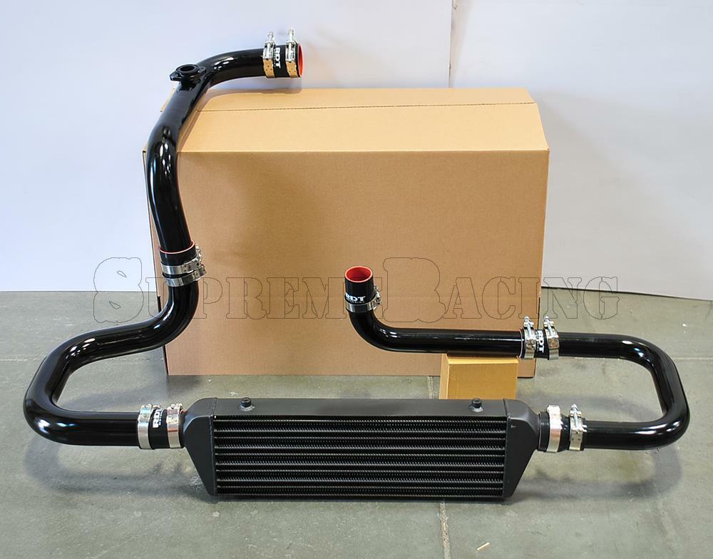RDT Black Intercooler Piping S/RS Flange Coupler kit for 92-00 Honda Civic EG EK