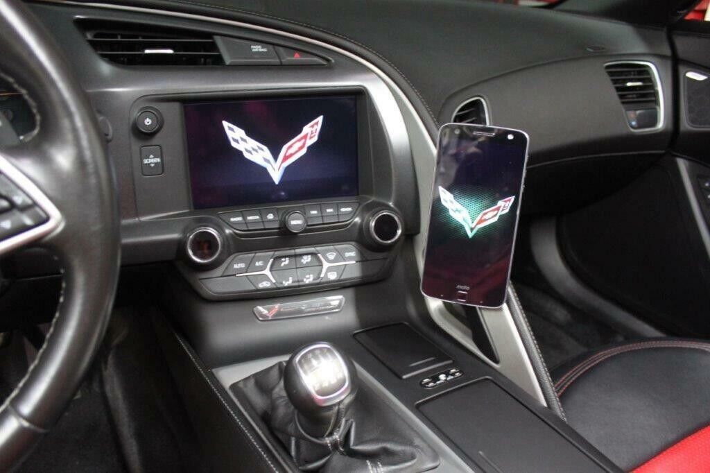 Stingray Z06 C7 GS Cell Phone Mount Holder Bracket for 2014-2019 Chevy Corvette