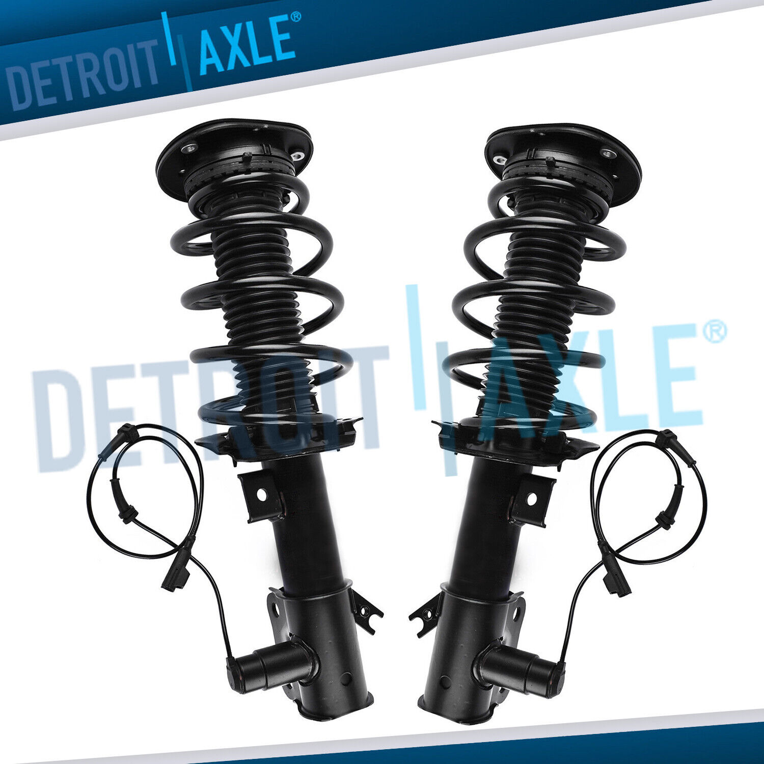 Front Left Right Struts w/ Coil Spring Set for 2013 2014 2015 2016 Lincoln MKZ