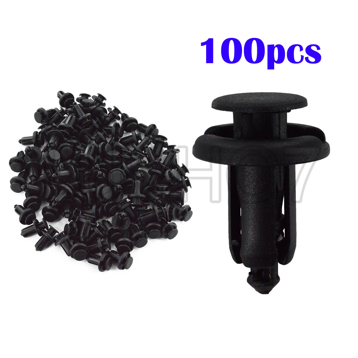 100pcs Bumper Engine Cover Fender Clips Push Type Retainers Fasteners For Subaru