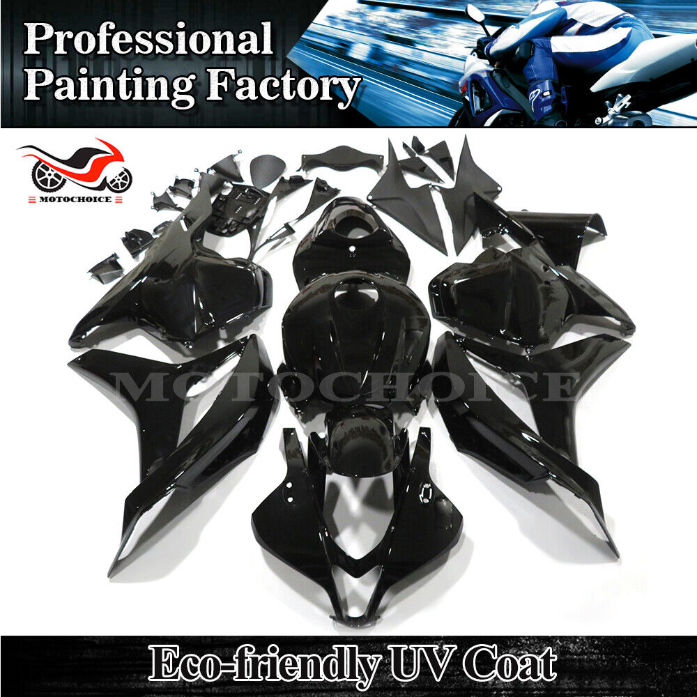 Glossy Black Fairing Kit For Honda 2009-2012 CBR 600 RR ABS Injection Bodywork