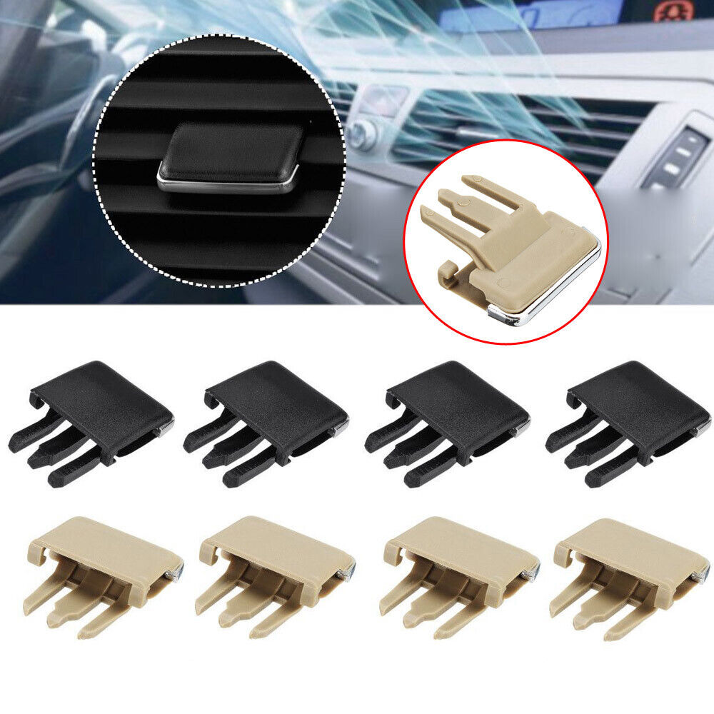 8x Car Vehicle Air Conditioning Vent Louvre Blade Adjust Slice Clip Accessories