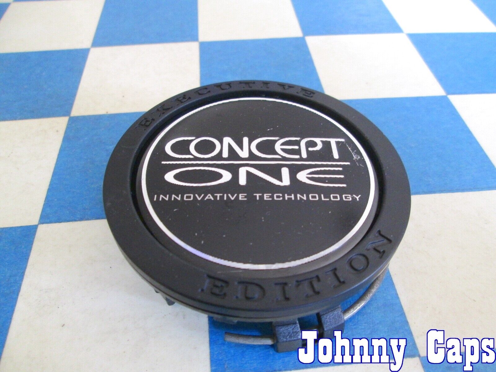 CONCEPT ONE Wheels [78]  USED BLACK Center Cap # 2204000125  (QTY. 1)  