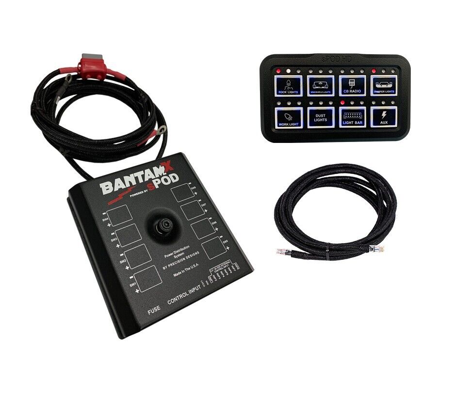 sPOD BantamX Universal HD Programmable 8-Circuit Control Panel With 84\
