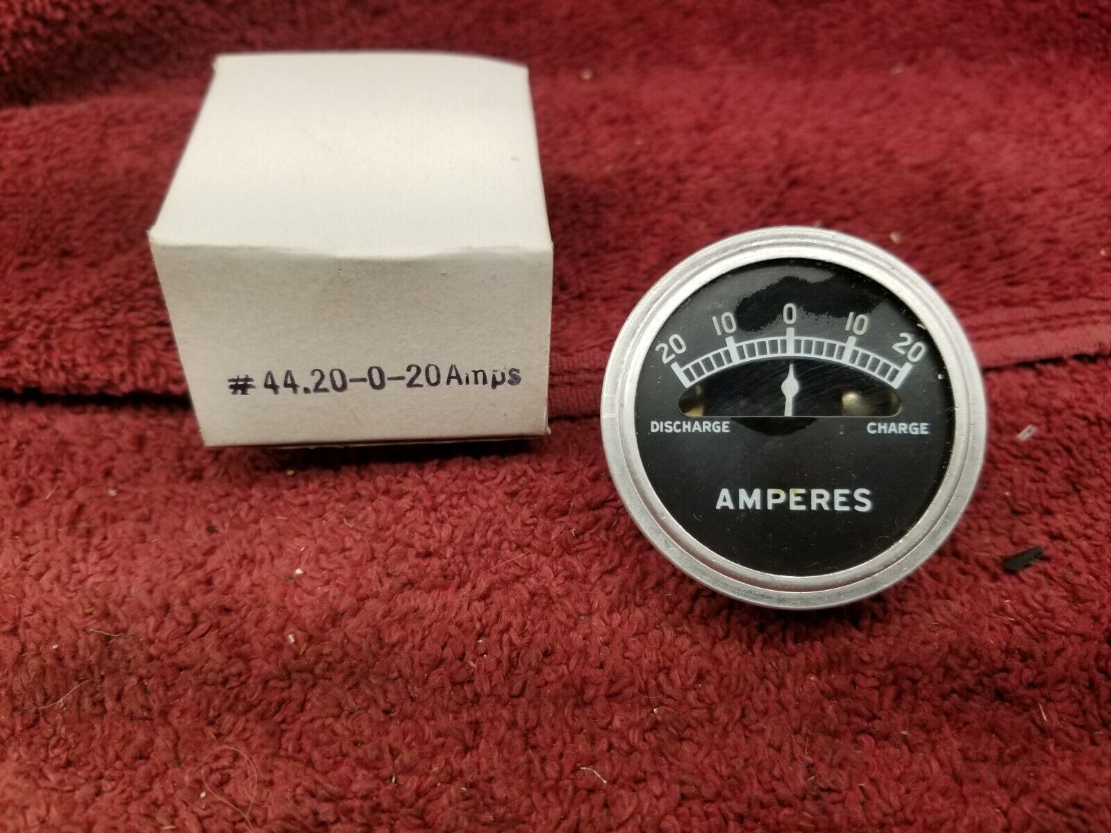 Vintage 20 Amp Ammeter Fits 1-5/8\