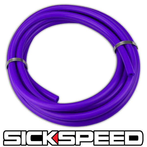 3 METERS PURPLE SILICONE HOSE FOR HIGH TEMP VACUUM ENGINE BAY DRESS UP 4MM AIR G