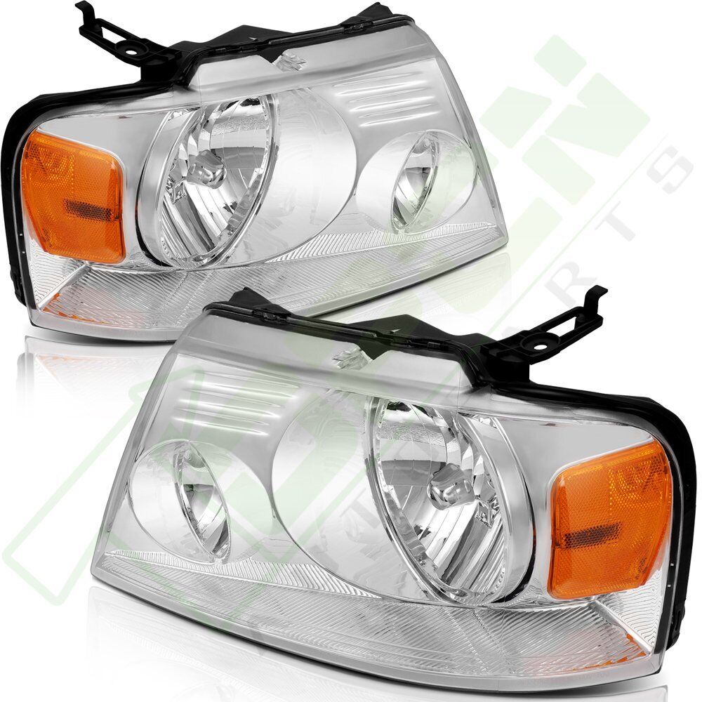 For 2004-2008 Ford F150 Pickup 2006-2008 Lincoln Mark LT Headlights Assembly Set