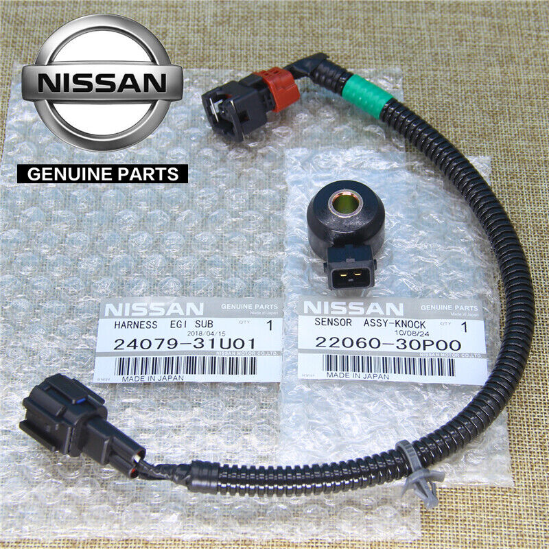 2407931U01 & 22060-30P00 Knock Sensor With Wire for Nissan Maxima 300SX 240SX