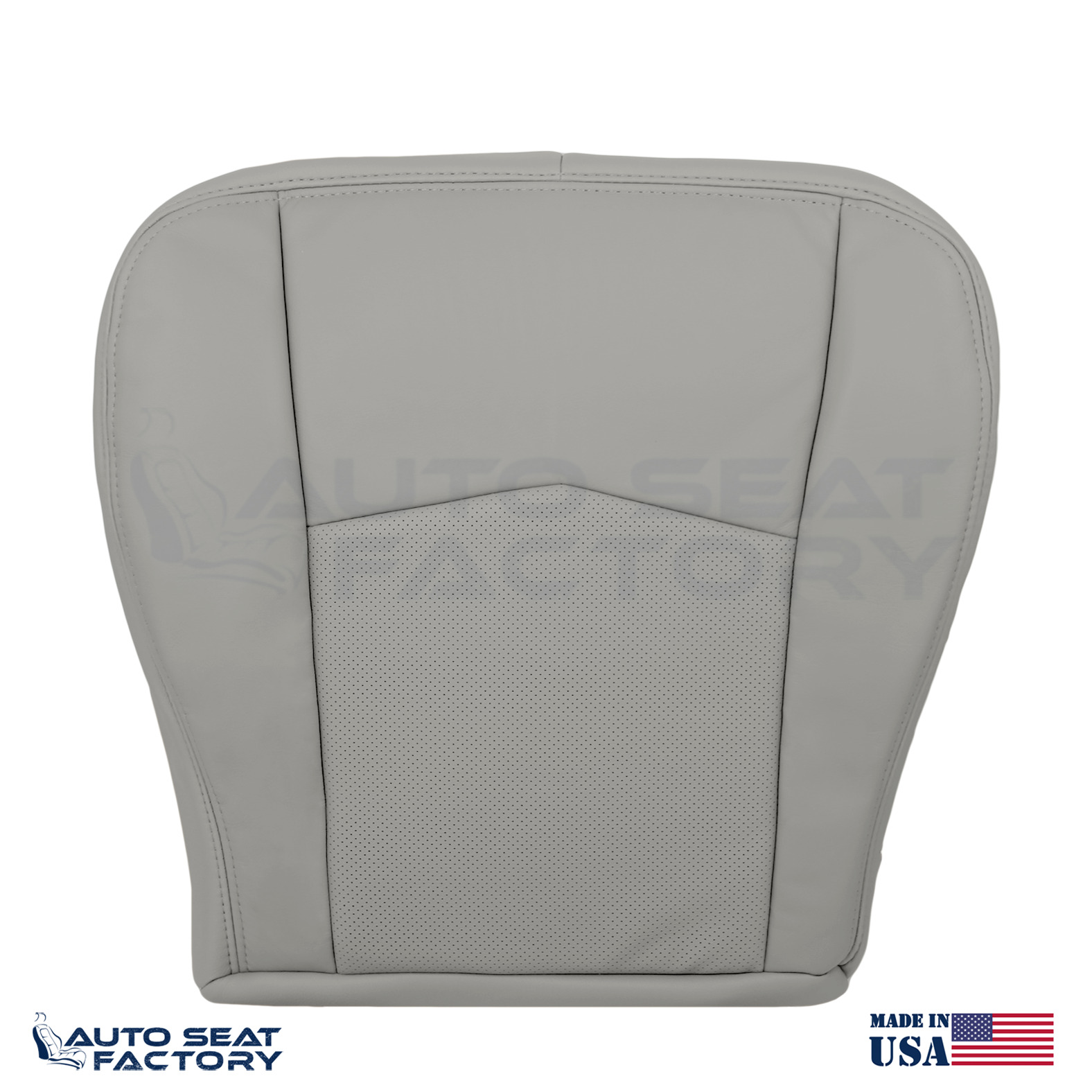 Fits 2004 - 2009 Cadillac SRX Leather Driver Side Bottom Seat Cover Perforated