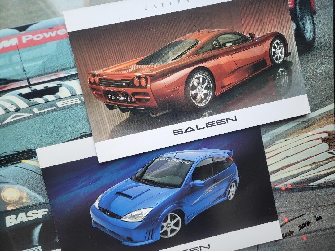 LOT of TWO SALEEN S7 & SALEEN N2o FORD FOCUS SPEC CARDS