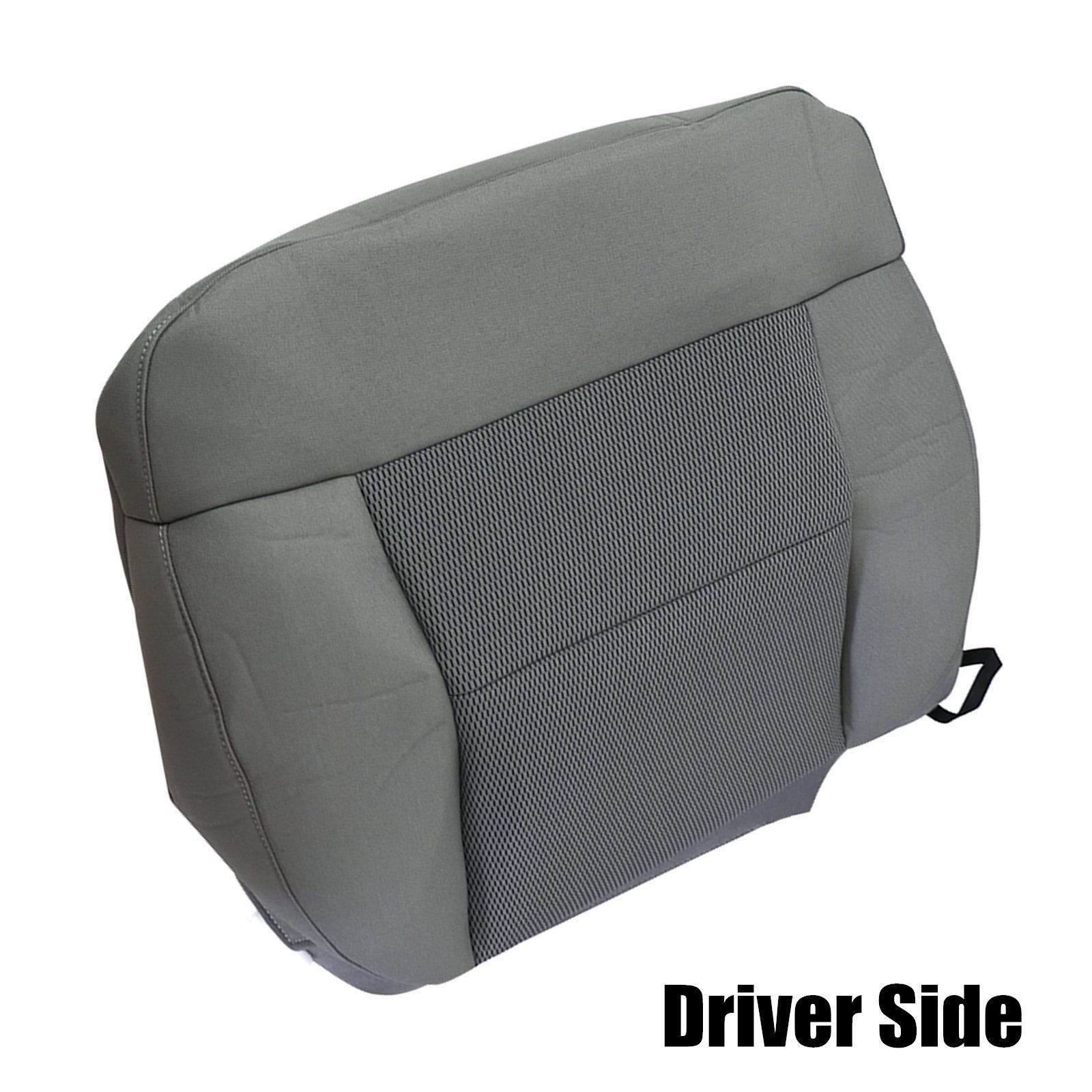 For 2004-2006 Ford F150 XLT STX FX4 Driver Bottom Cloth Seat Cover Flint Gray