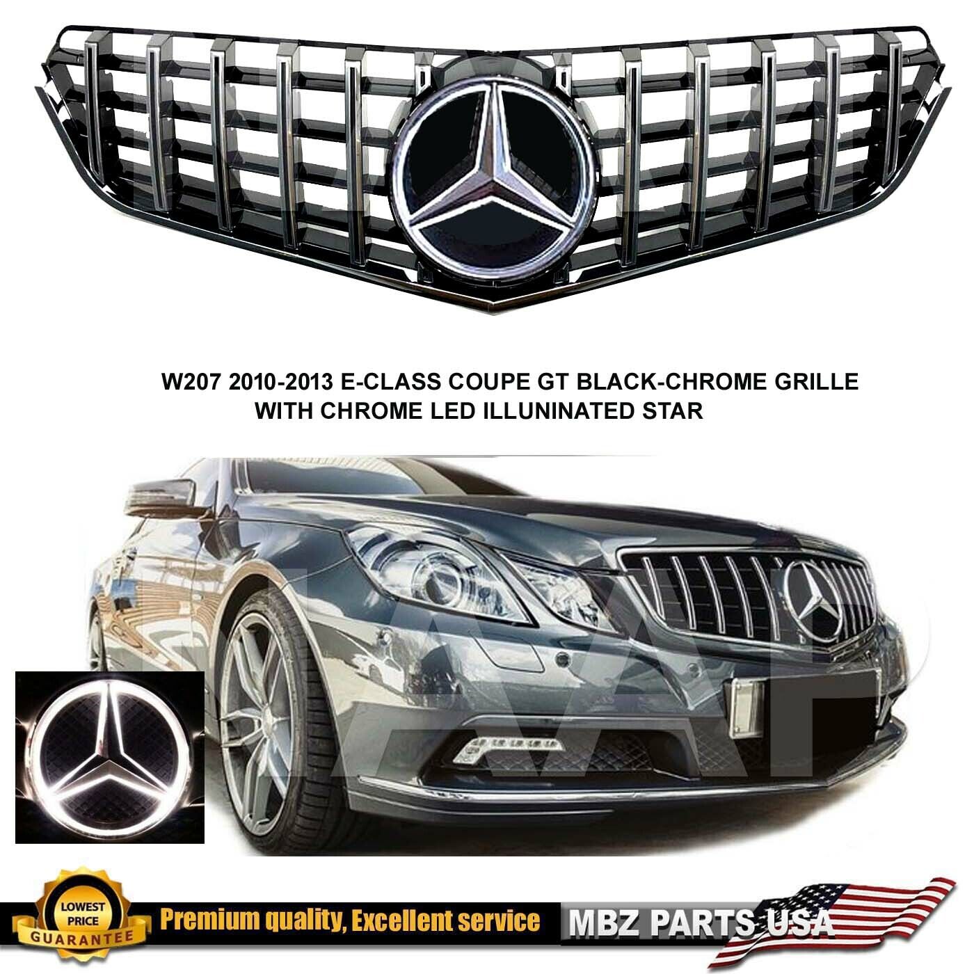 2010 2011 2012 2013 E-Class Coupe GT Grille Illuminated Led Star GT Mercedes