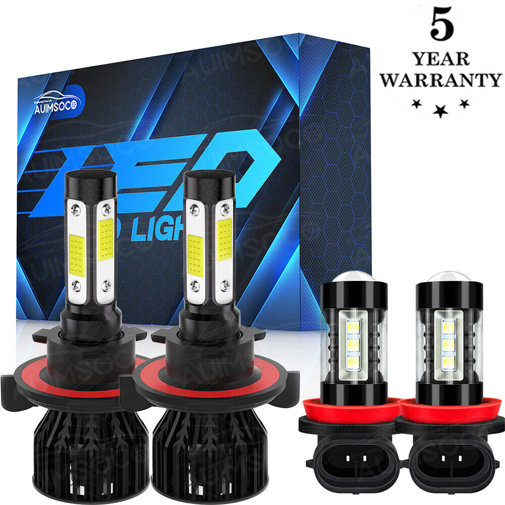 For Ford Freestyle 05-07 LED Headlight High/Low Beam + Fog Light Bulbs Combo Kit
