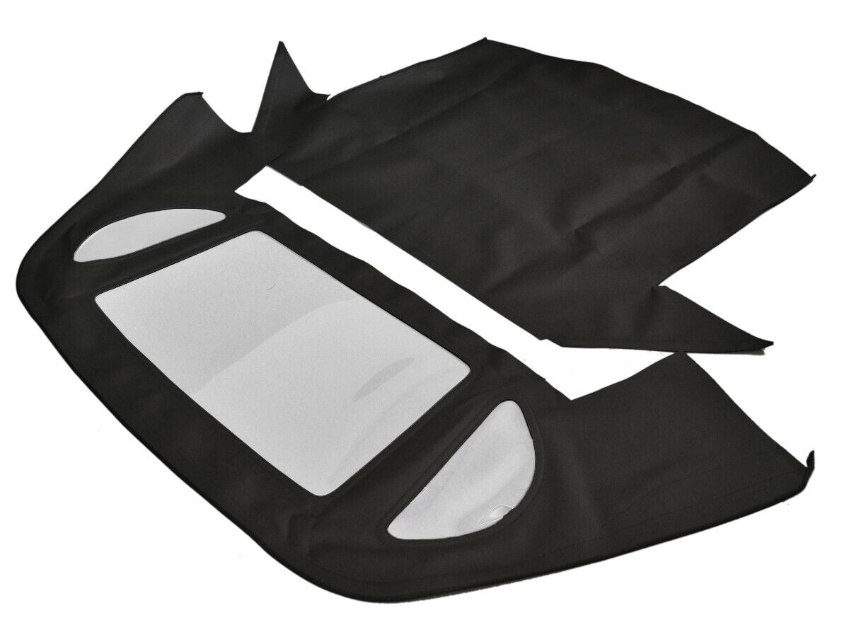 Fits: Mercedes-Benz 1990-02 R129 SL Soft Top w/DOT Approved Window, Black