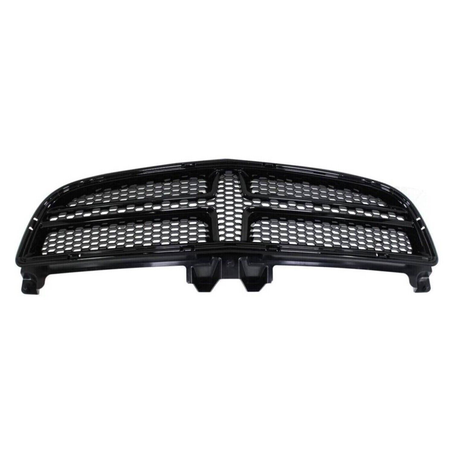 For 2012-2014 Dodge Charger Textured Front Bumper Upper Grille Black CH1200364