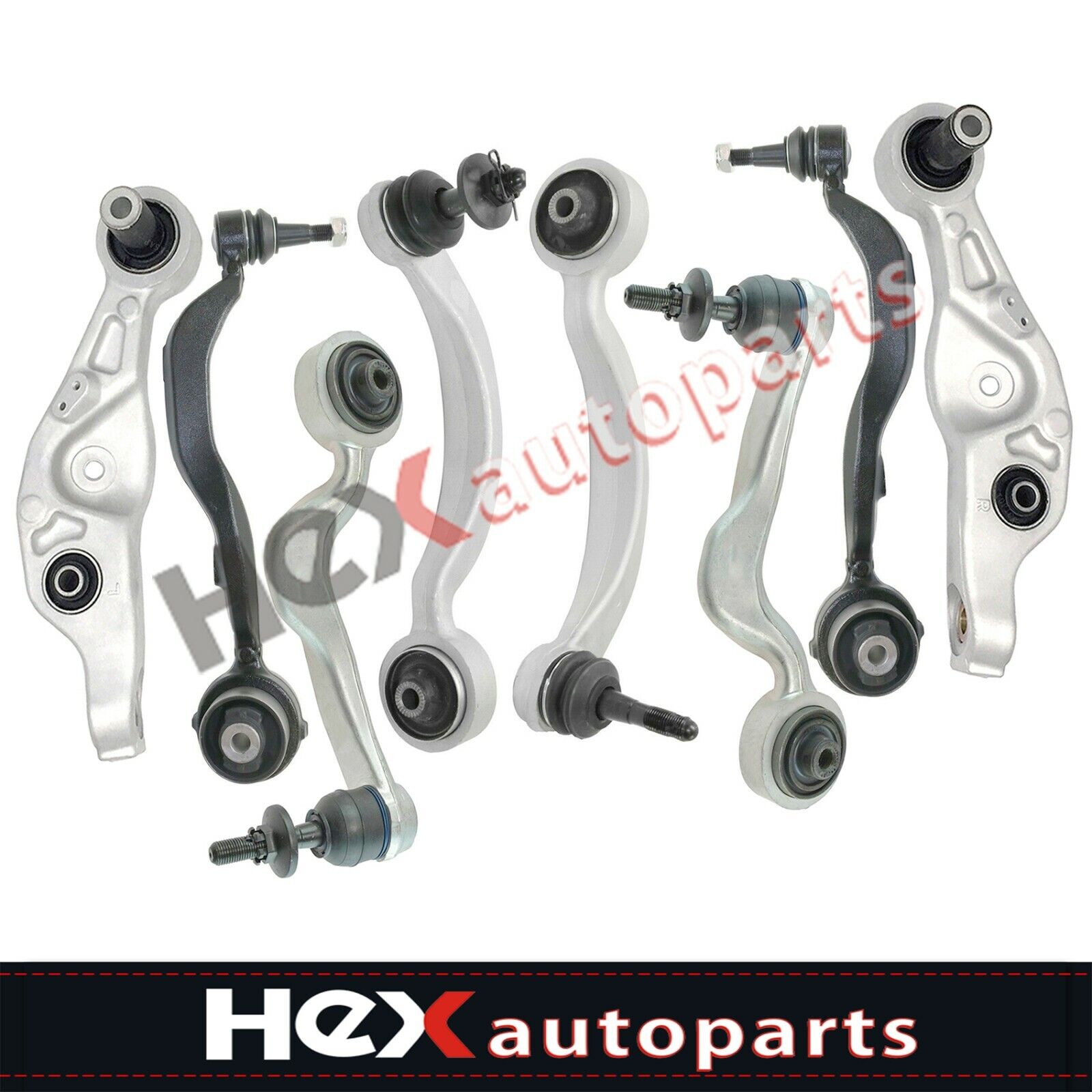 Lower Front&Upper Control Arm Kit for Lexus LS460 2007-2013 2014 2015 2016 2017