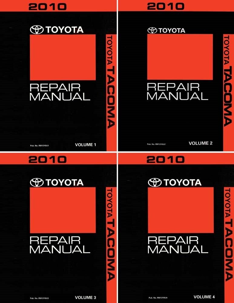 2010 Toyota Tacoma Shop Service Repair Manual Complete Set