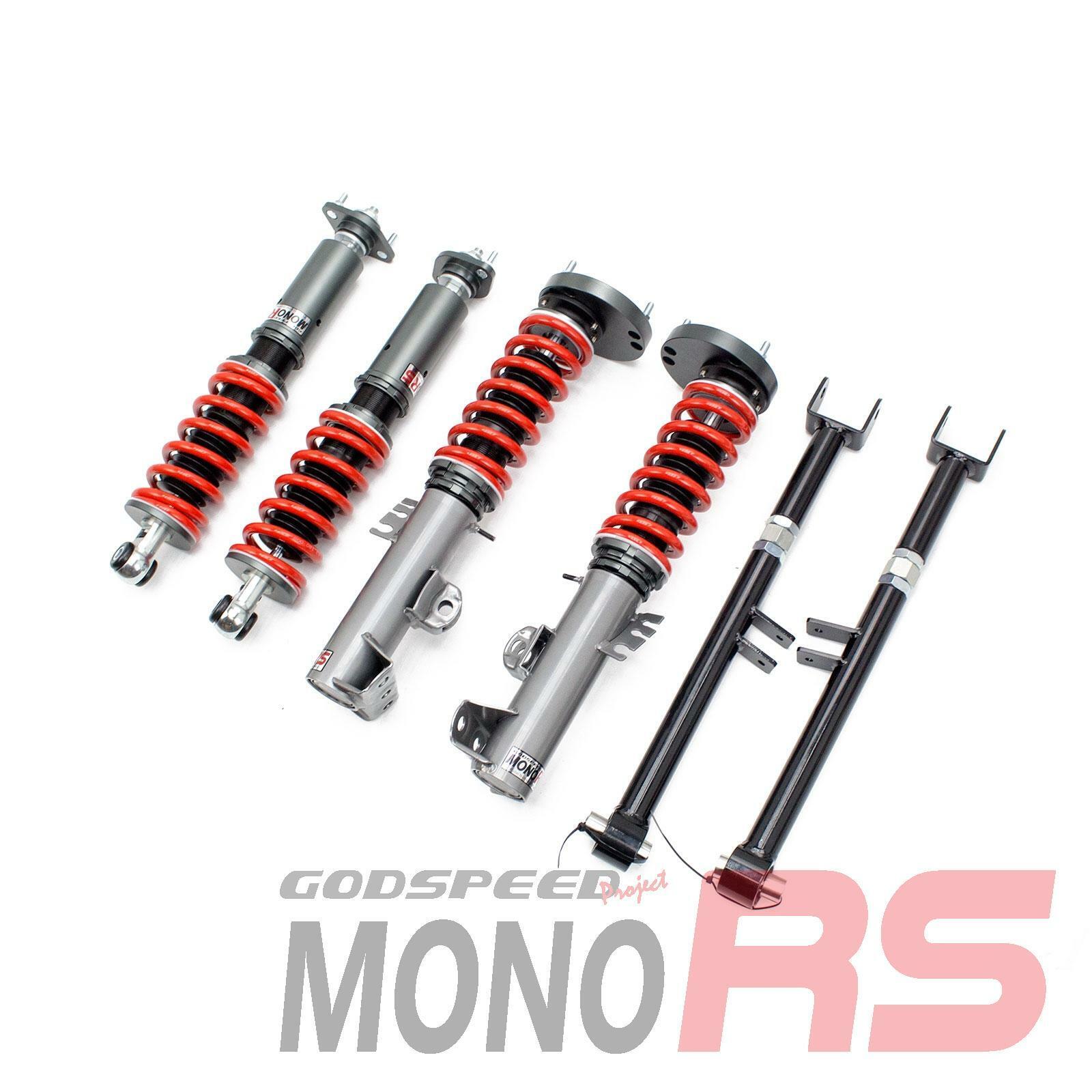 Godspeed MRS1418 MonoRS Coilover Lowering Kit 32 Clicks True Coilovers Setup Arm