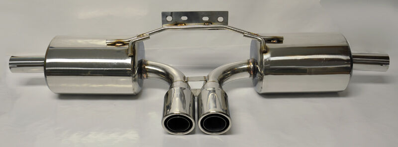 Full Stainless Axle Back Exhaust System for Porsche Boxster 986 97-04 Base & S 