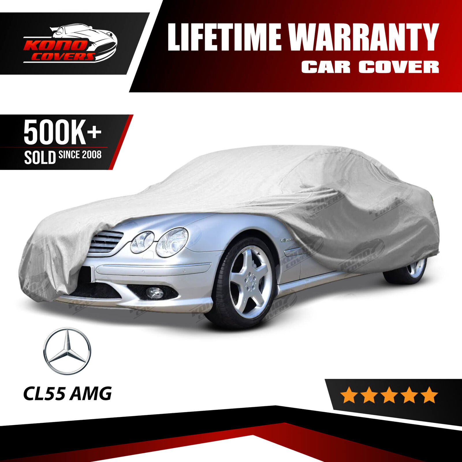 Mercedes-Benz Cl55 Amg 5 Layer Car Cover 2001 2002 2003 2004 2005 2006