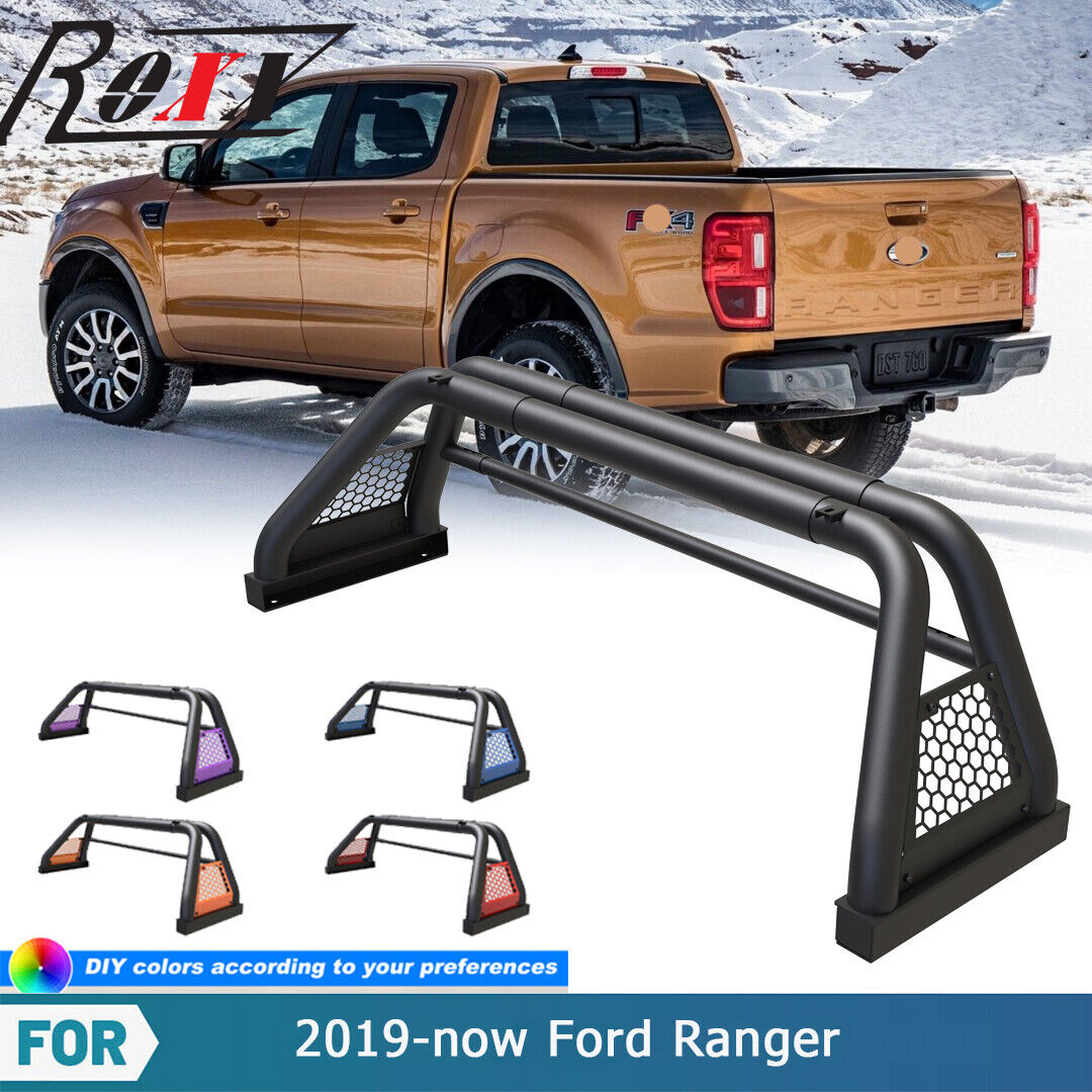 For 2019-NOW Ford Ranger Adjustable Pickup Roll Sport Bar Chase Rack Bed Bar