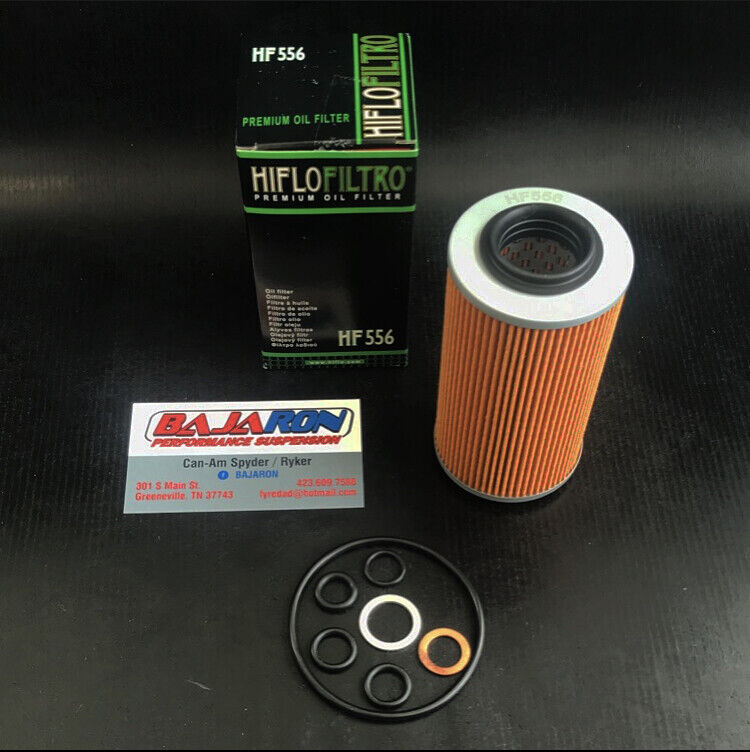 BajaRon HiFlo 556 - SE6-SM6 Oil Filter Kit - Can-Am Spyder + Seal Kit