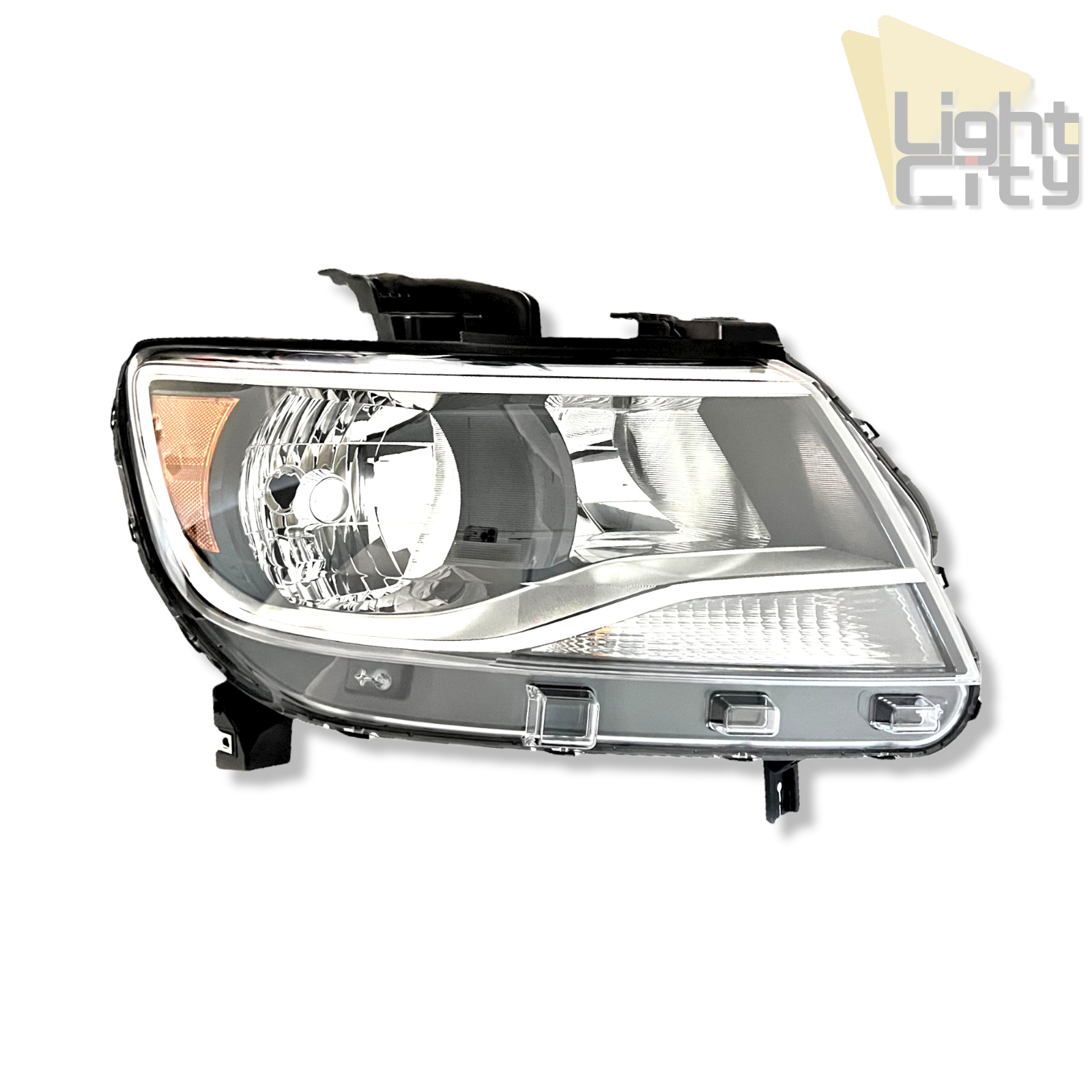 For 2015-2021 Chevy Colorado Black Passenger Side Headlight (Reflector Type) RH