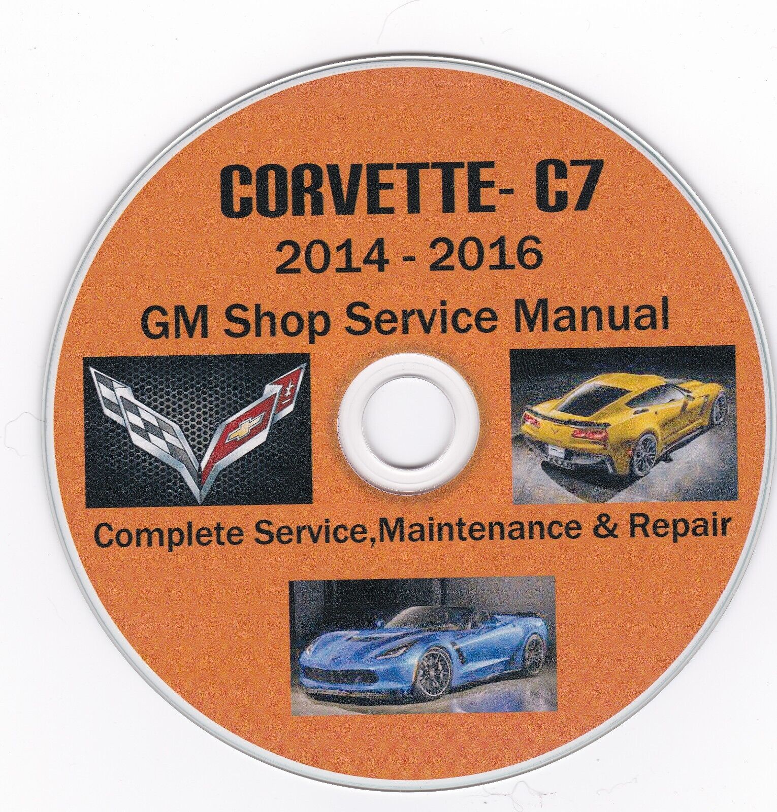 Chevrolet Corvette C7 2014-2016 Factory Repair Manual PLUS FBT Extras 