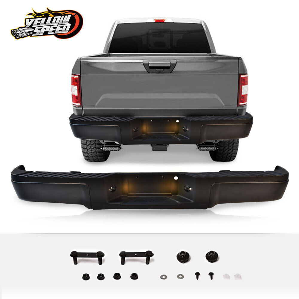 Fit For 2009-2014 Ford F-150 Pickup Rear Step Bumper Assembly FO1103160 Black US
