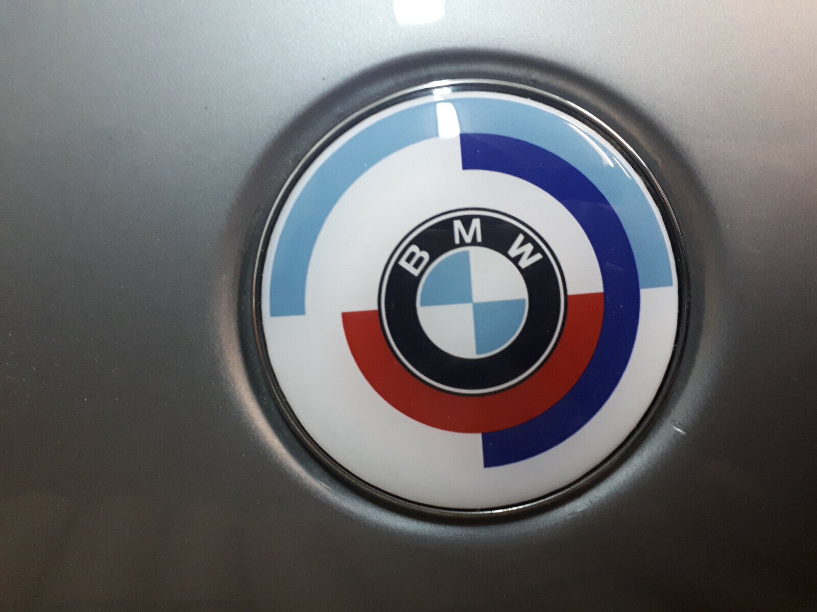 Sticker BMW Roundel Motorsport 74mm trunk badge e46 CSL M3 S54 F30 F31 E90 F87