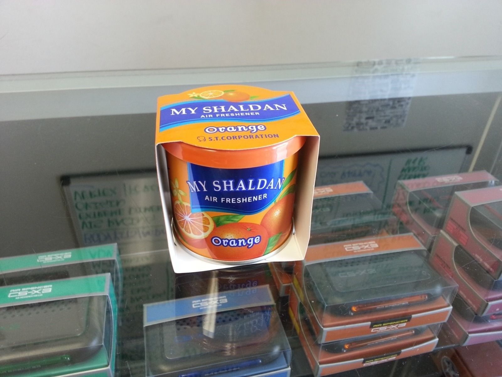 My Shaldan Air Freshener Orange Gel/Can Type for Car or Home use