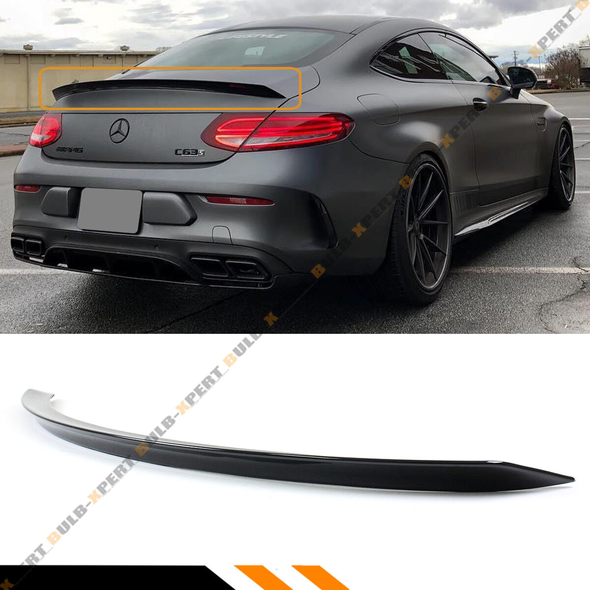 FOR 17-2021 MERCEDES BENZ W205 2DR COUPE C63S EDITION 1 STYLE TRUNK SPOILER WING
