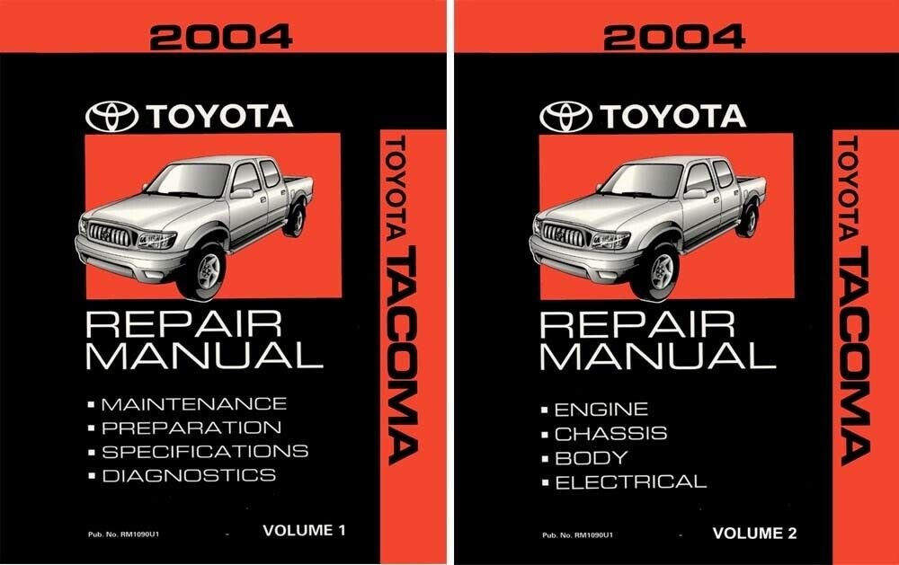 2004 Toyota Tacoma Shop Service Repair Manual Book