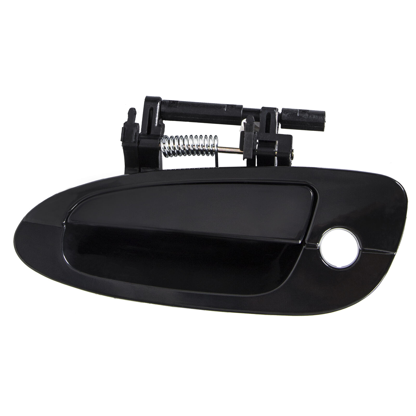 Door Handle Smooth Black Exterior Outside Outer for 02-06 Nissan Altima
