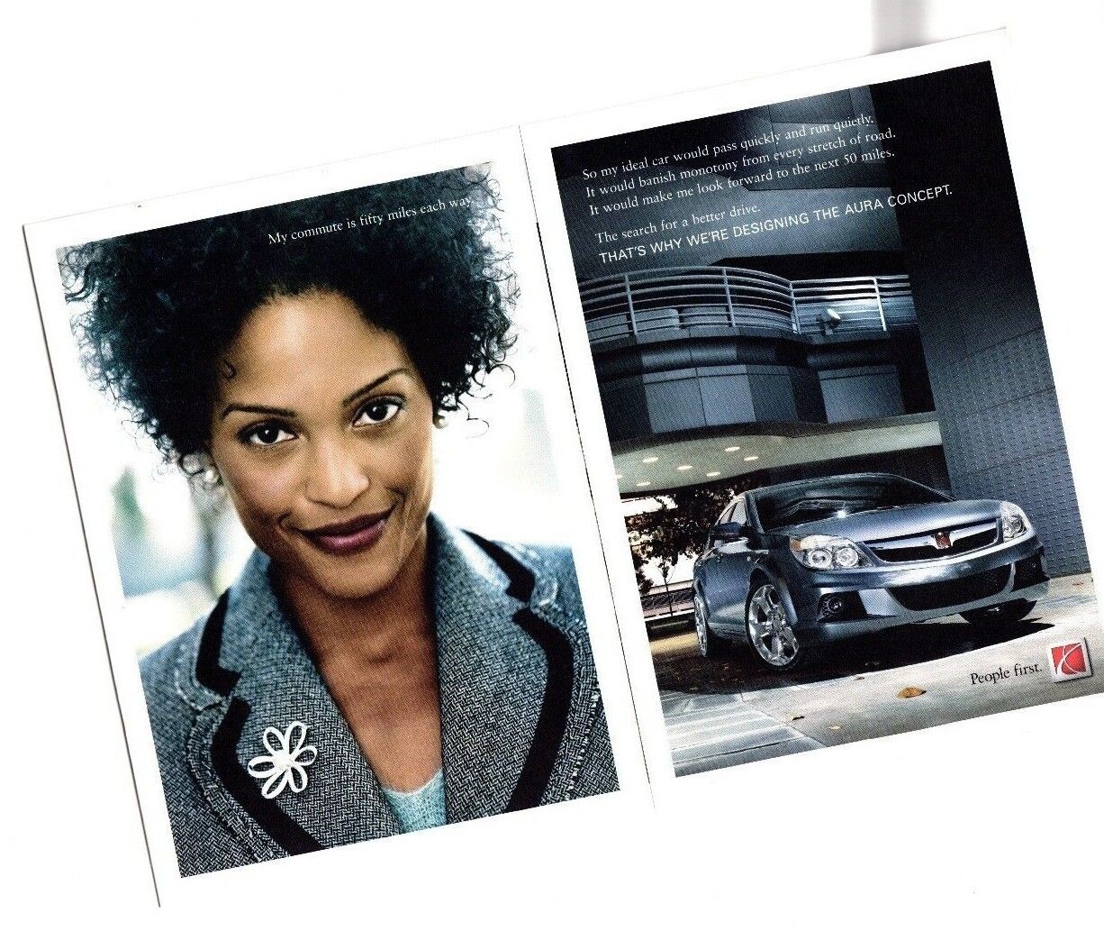 SATURN AURA Concept Car Auto Brochure/Flyer, 2005?