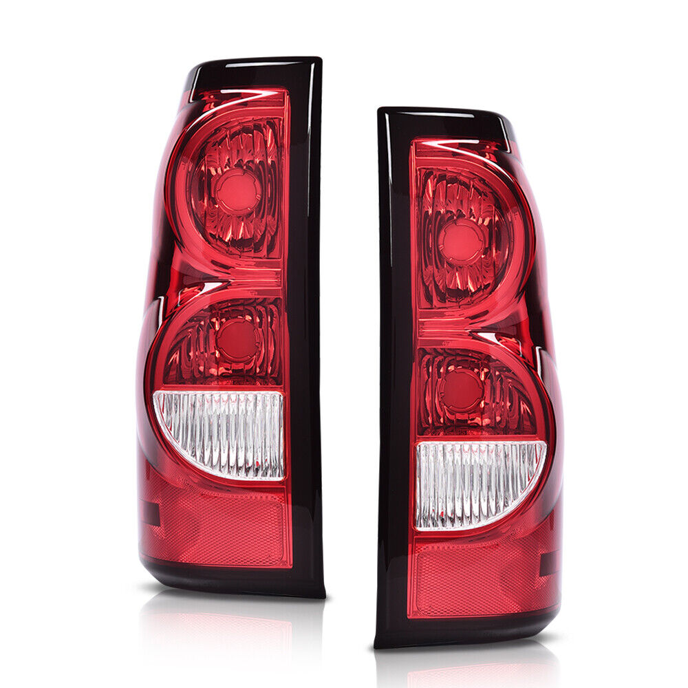 Tail Lights Brake Lamps w/o Bulbs Fit For 03-06 Chevy Silverado 1500 2500 3500 