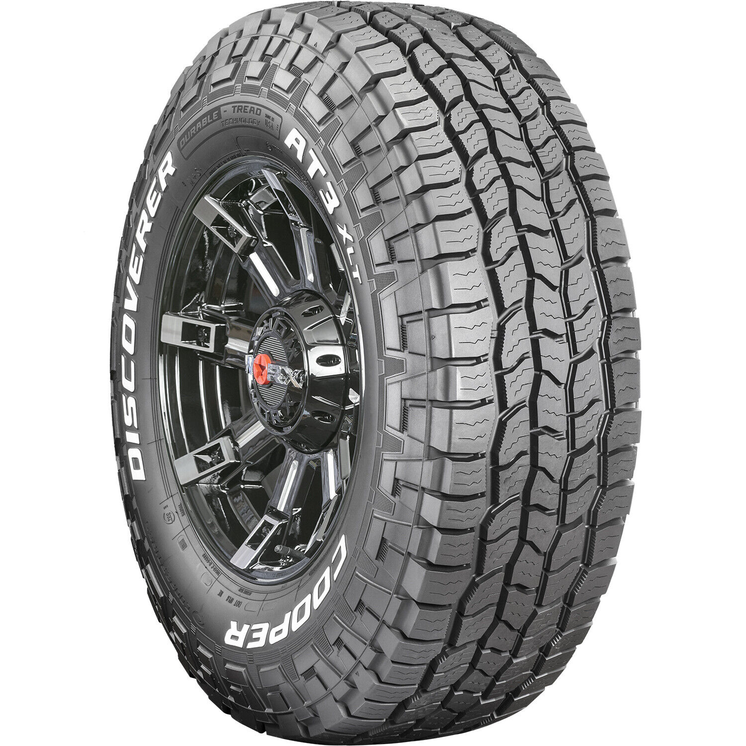 Tire Cooper Discoverer AT3 XLT LT 265/70R18 124/121S E 10 Ply A/T All Terrain