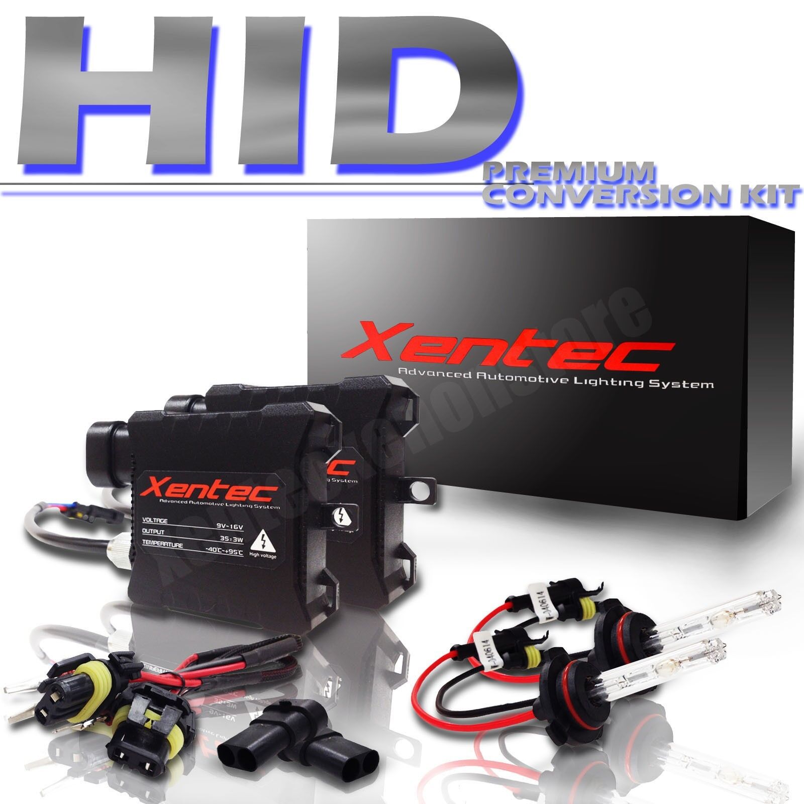 Xentec Xenon HID KIT H13 9008 6000K White Hi/Lo Beam Headlight Conversion Light