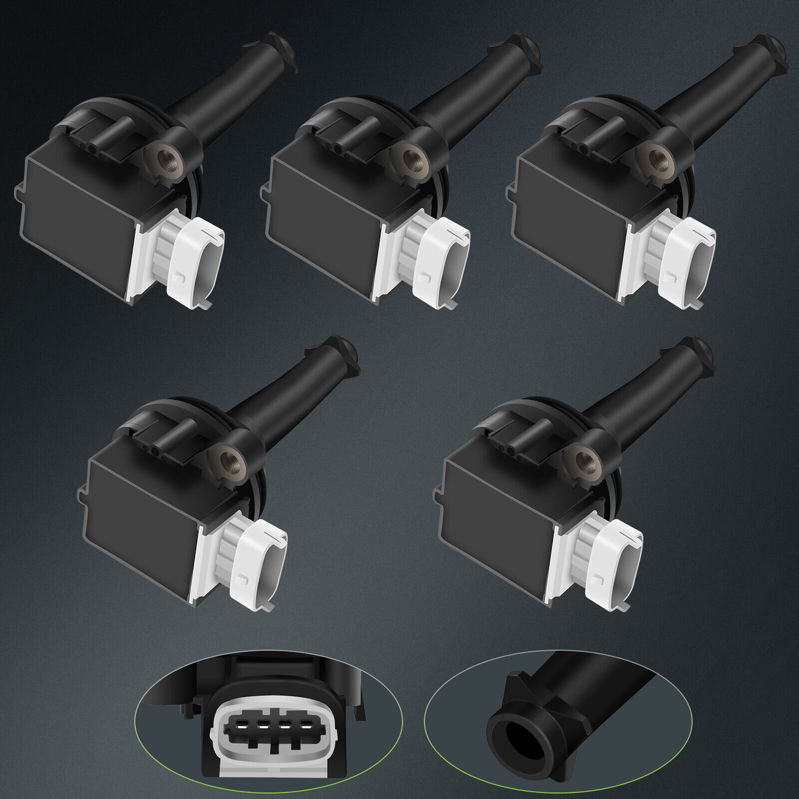 Set of 5PCS New Ignition Coils for VOLVO S40 S60 V50 V70 C30 C70  XC70 UF517