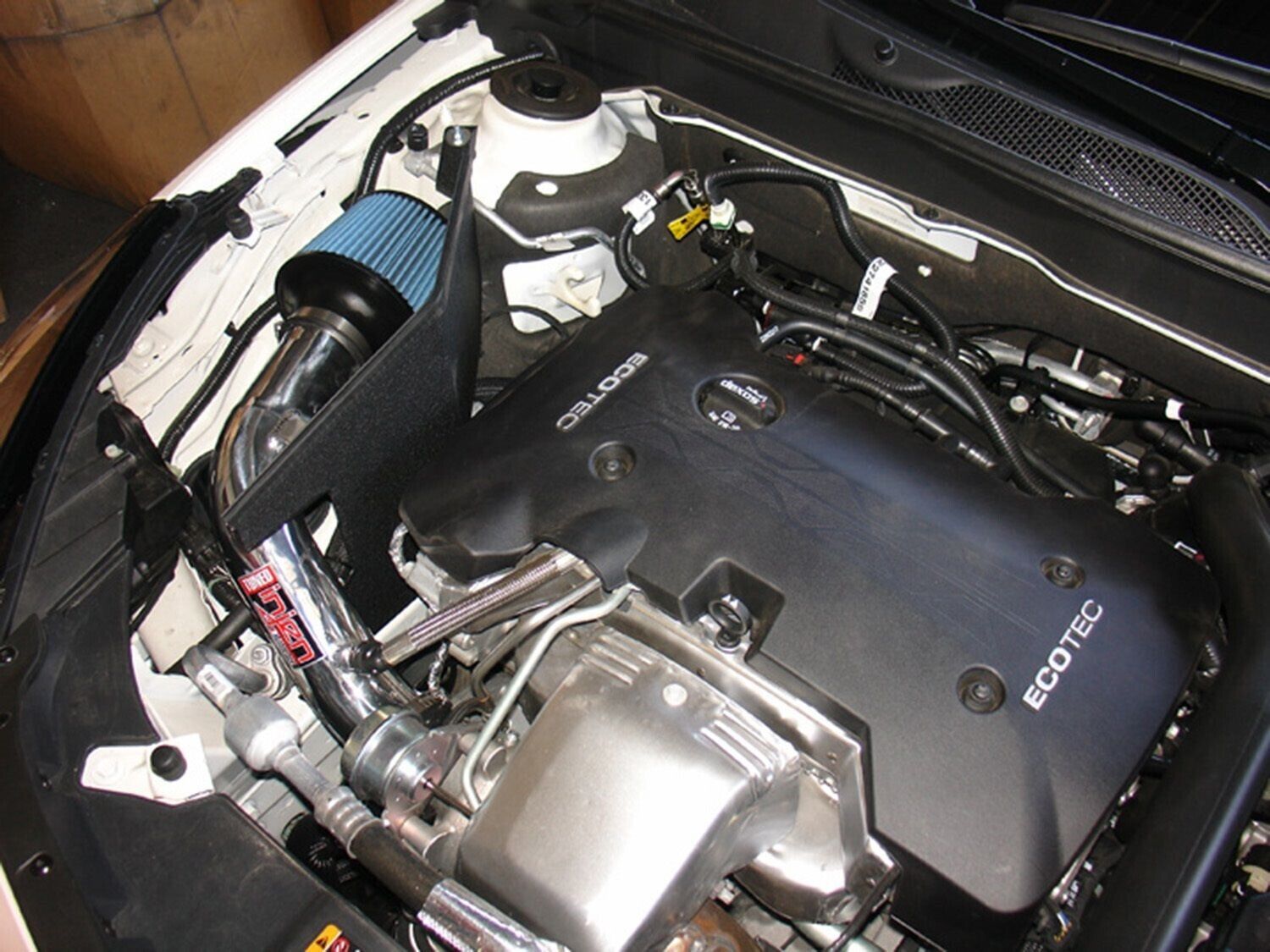Injen SP Polish Short Ram Cold Air Intake Kit for 2013-2015 Malibu 2.0L Turbo