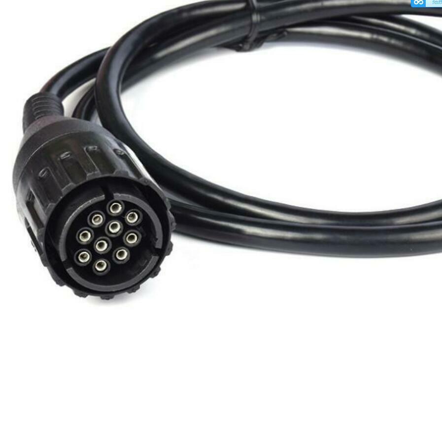 Motorcycle 10 Pin Adaptor OBD2 II Diagnostic Cable For BMW ICOM D Practical