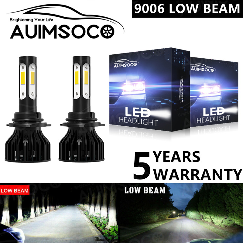 For 2004-2012 Chevy Colorado GMC Canyon 2x LED Headlights Bulbs Low Beam Kit